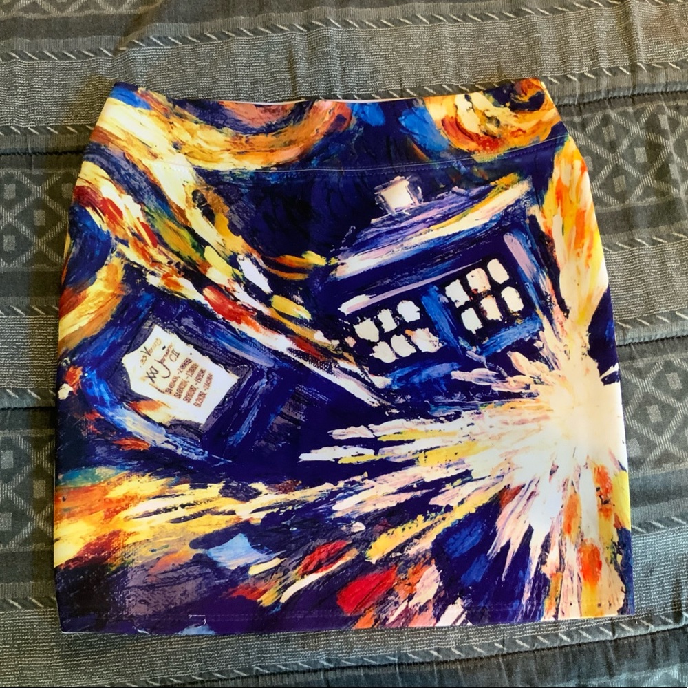 Doctor Who Big Bang Mini Pencil Skirt